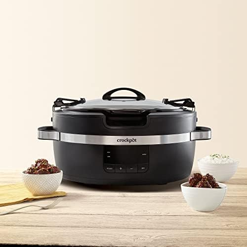 Crock-Pot Thermoshield 6 Quart Slow Cooker with Carry Handles Bright SLOW666-012