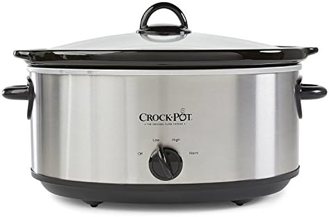 Crock-Pot 7 Quart Oval Manual Slow Cooker – Stainless Steel KCM9