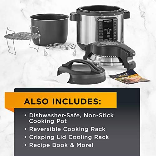 Crock-Pot Express Crisp 8 Quart 10-in-1 Pressure Cooker O1UN