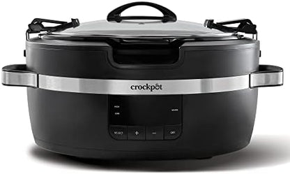 Crock-Pot Thermoshield 6 Quart Slow Cooker with Carry Handles Bright SLOW666-012
