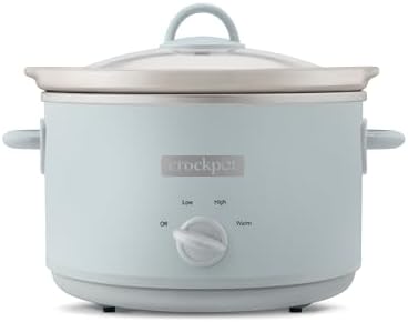 Crock-Pot 4.5 Quart Manual Slow Cooker – Macaroon Blue G1UK