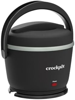 Crock-Pot Electric Lunch Box Food Warmer 20oz – Black Clean SLOW666-026