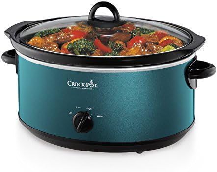 Crock-Pot 7 Quart Manual Slow Cooker – Turquoise Classic SLOW666-025