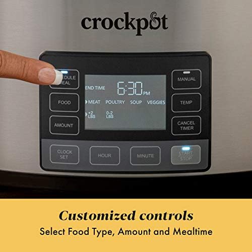 Crock-Pot MyTime 6 Quart Programmable Slow Cooker Fresh SLOW666-008
