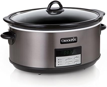 Crock-Pot 8 Quart Programmable Slow Cooker with Auto Warm Lite SLOW666-028