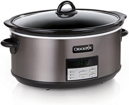 Crock-Pot 8 Quart Programmable Slow Cooker with Auto Warm Lite SLOW666-028