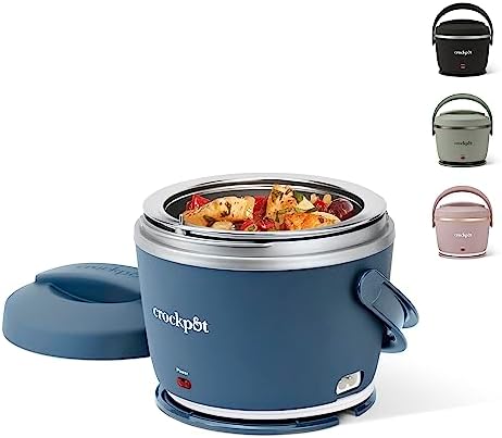 Crock-Pot Electric Lunch Box Food Warmer 20oz – Faded Blue Fresh SLOW666-022