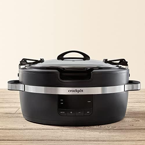 Crock-Pot Thermoshield 6 Quart Slow Cooker with Carry Handles Bright SLOW666-012
