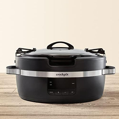 Crock-Pot Thermoshield 6 Quart Slow Cooker with Carry Handles Bright SLOW666-012