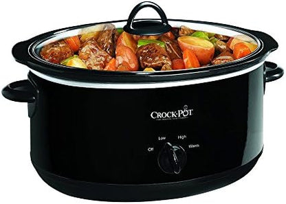 Crock-Pot 8 Quart Manual Slow Cooker – Black Classic SLOW666-010