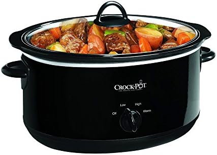 Crock-Pot 8 Quart Manual Slow Cooker – Black Classic SLOW666-010