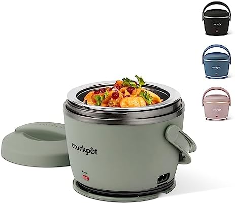 Crock-Pot Portable Electric Lunch Box Food Warmer – Green Prime SLOW666-021