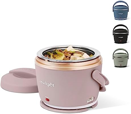 Crock-Pot Electric Lunch Box Food Warmer 20oz – Blush Pink Lite SLOW666-018