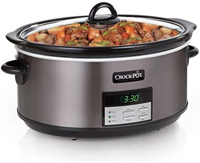 Crock-Pot 8 Quart Programmable Slow Cooker with Auto Warm Lite SLOW666-028