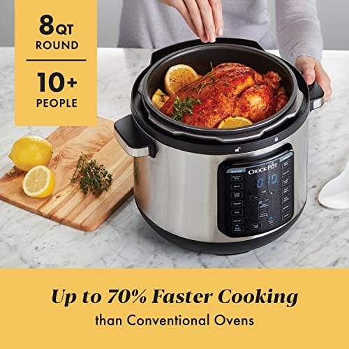 Crock-Pot 8 Quart Express Crock Multi-Use Pressure Cooker 313N