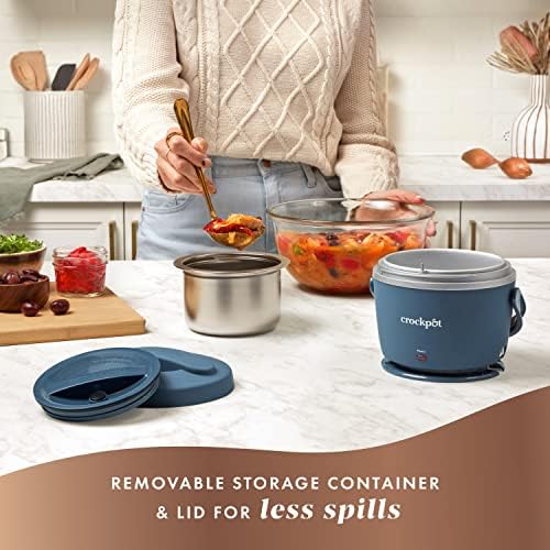 Crock-Pot Electric Lunch Box Food Warmer 20oz – Faded Blue K66T