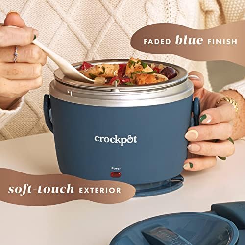 Crock-Pot Electric Lunch Box Food Warmer 20oz – Faded Blue K66T