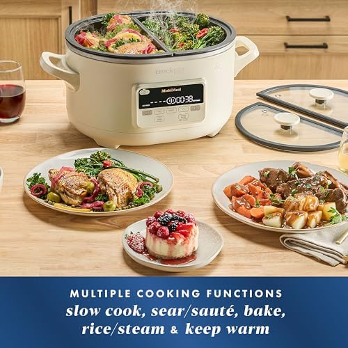 Crock-Pot MultiMeal Multicooker with Programmable Slow Cooker Core SLOW666-016
