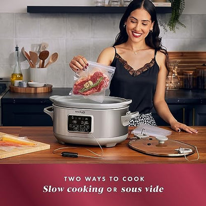 Crock-Pot 7 Quart Programmable Cook & Carry Slow Cooker HGJV