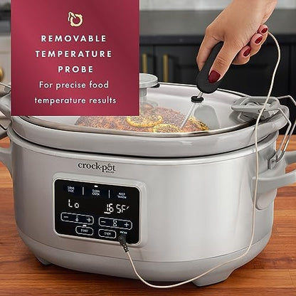 Crock-Pot 7 Quart Programmable Cook & Carry Slow Cooker HGJV