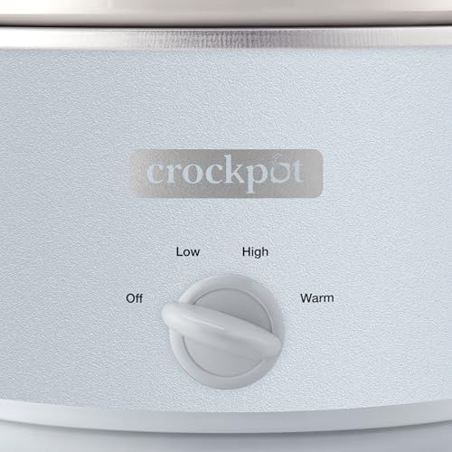Crock-Pot 4.5 Quart Manual Slow Cooker – Macaroon Blue G1UK