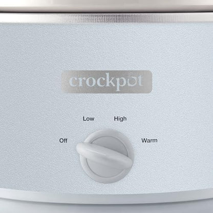 Crock-Pot 4.5 Quart Manual Slow Cooker – Macaroon Blue G1UK