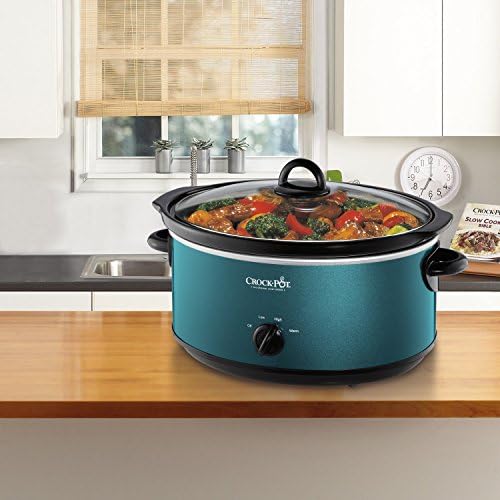 Crock-Pot 7 Quart Manual Slow Cooker – Turquoise Classic SLOW666-025