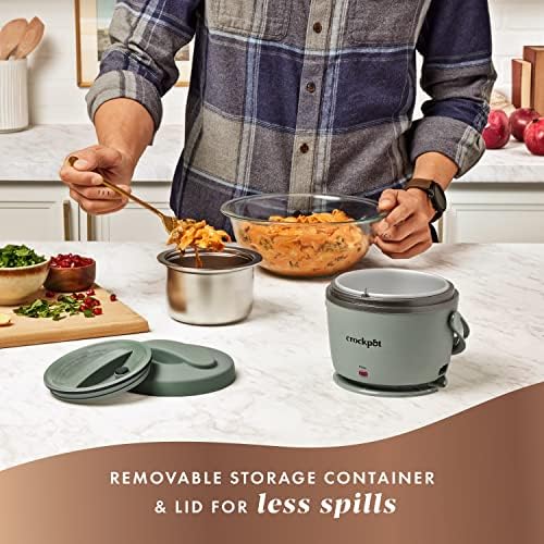 Crock-Pot Portable Electric Lunch Box Food Warmer – Green 530I