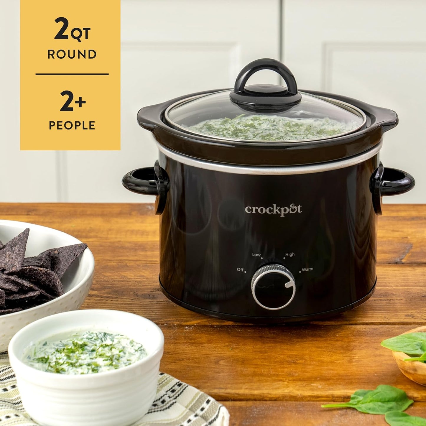 Crock-Pot 2 Quart Mini Slow Cooker – Classic Compact Cooker Prime SLOW666-001